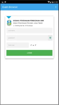 Exambrowser android App screenshot 2